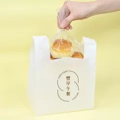 背心塑膠袋 - 白色袋