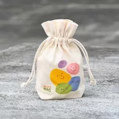 小棉布束口袋
